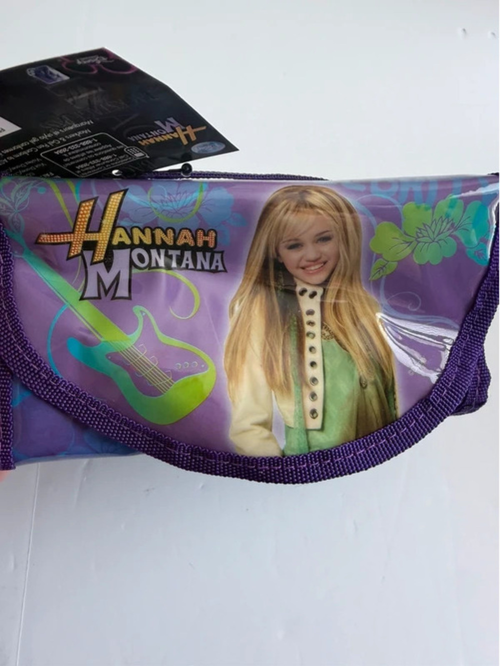Vintage Y2K Disney Hannah Montana Stationery Roll Up Pencil Case